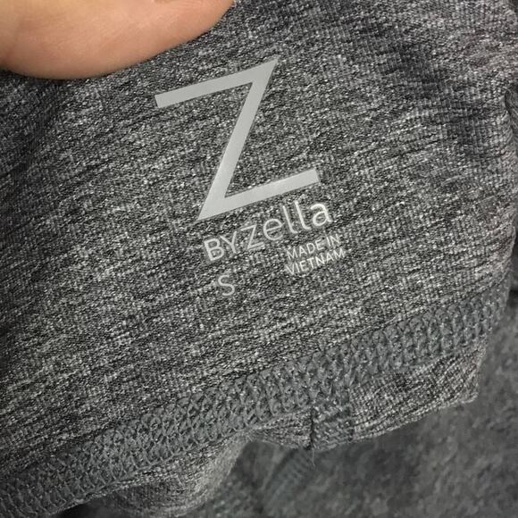 New! Z by Zella Teal Gray Crop Leggings - Picture 7 of 7